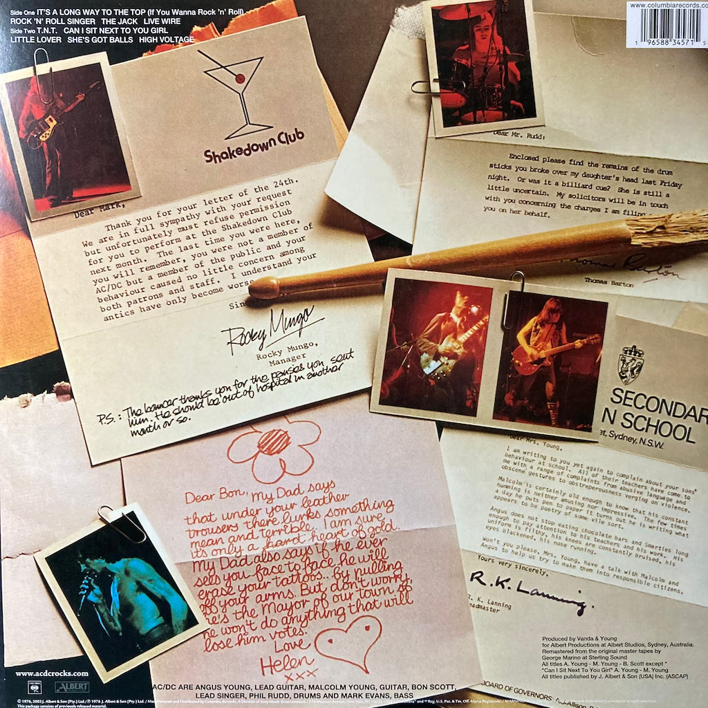 AC-DC - High Voltage [Color Vinyl]