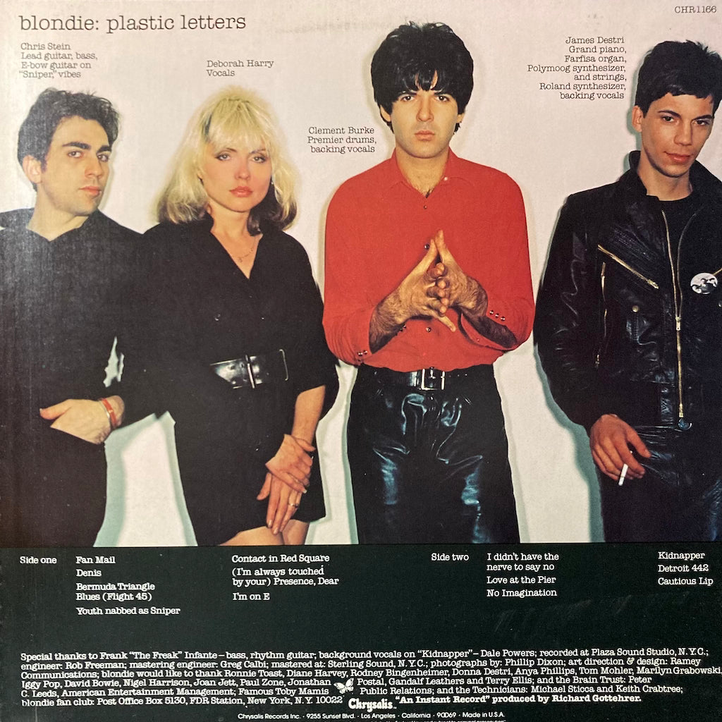 Blondie - Plastic Letters