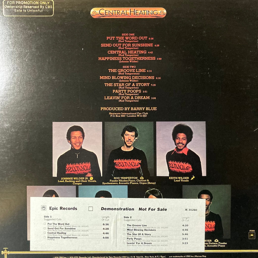 Heatwave - Central Heating