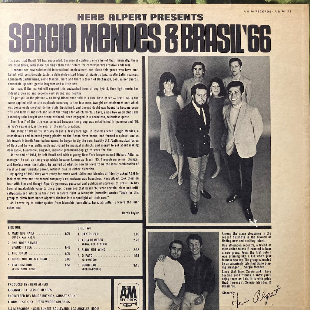 Herb Alpert presents - Sergio Mendes & Brasil '66