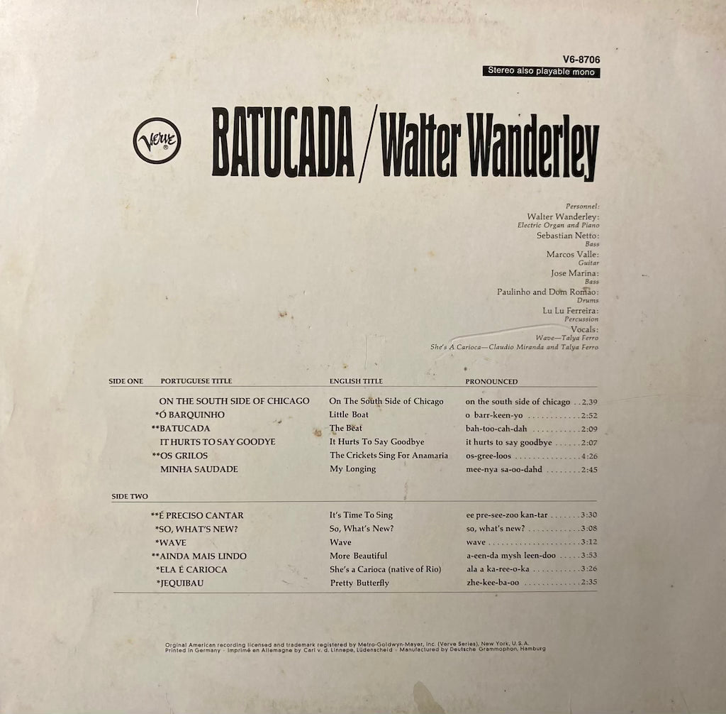 Walter Wanderley - Batucada