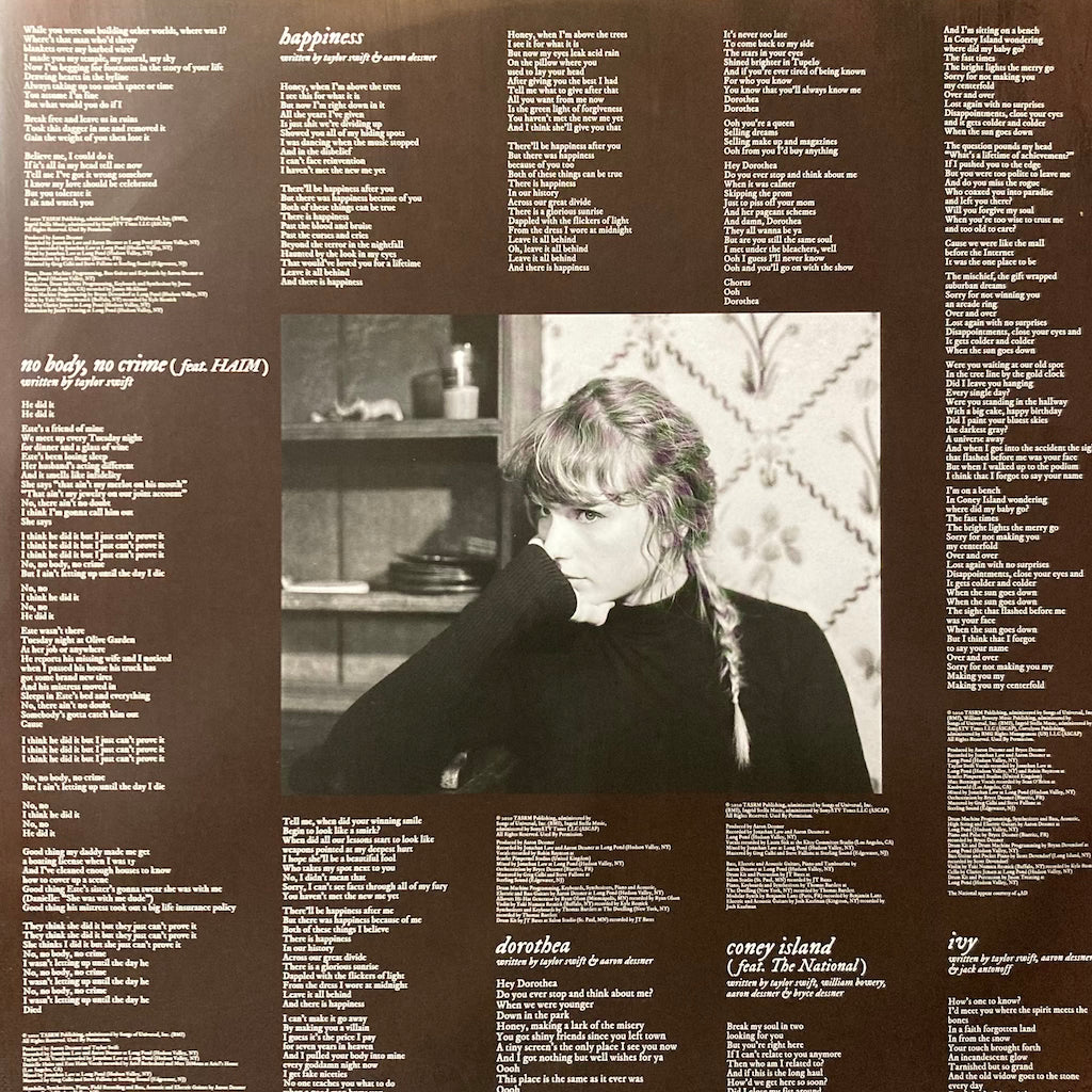 Taylor Swift - Evermore [2xLP - Color Red Vinyl - Unplayed]