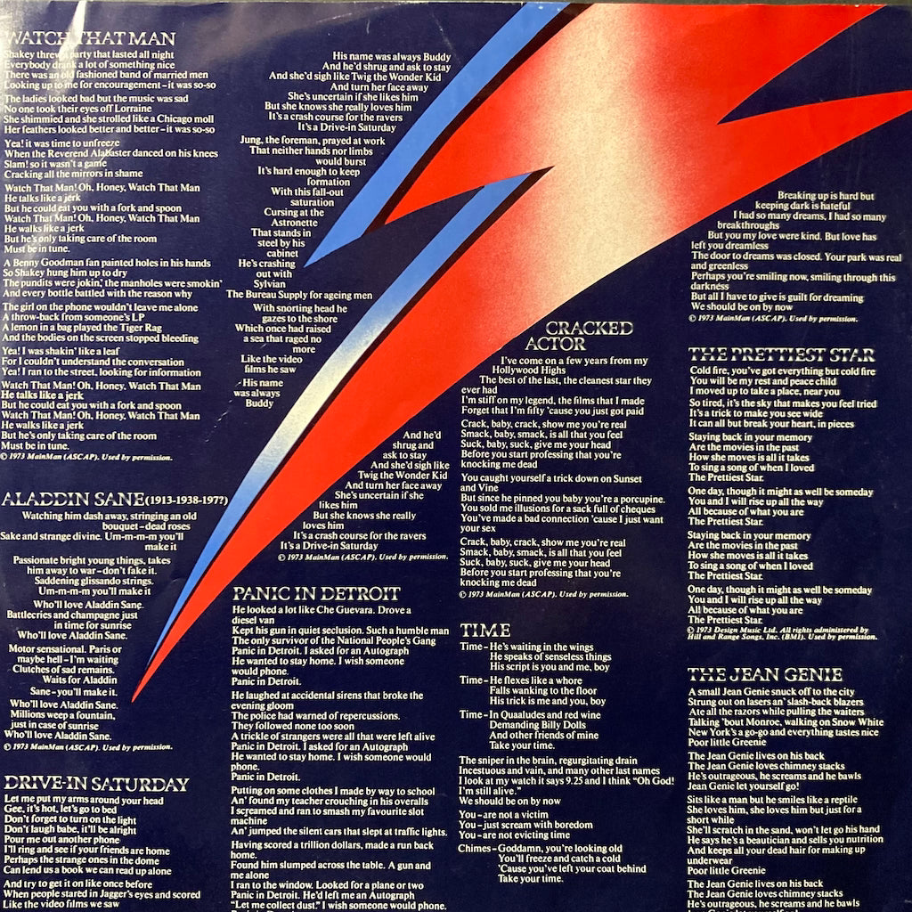 David Bowie - Aladdin Sane