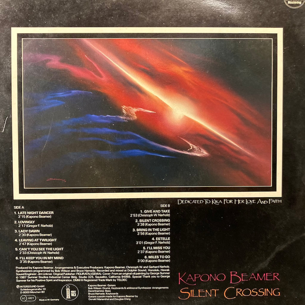 Kapono Beamer - Silent Crossing