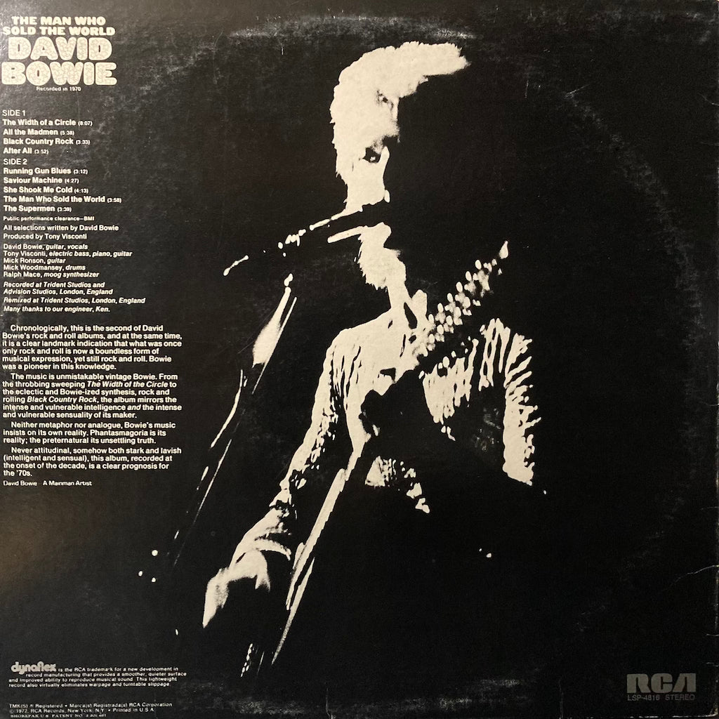 David Bowie - The Man Who Sold The World [PROMO COPY]