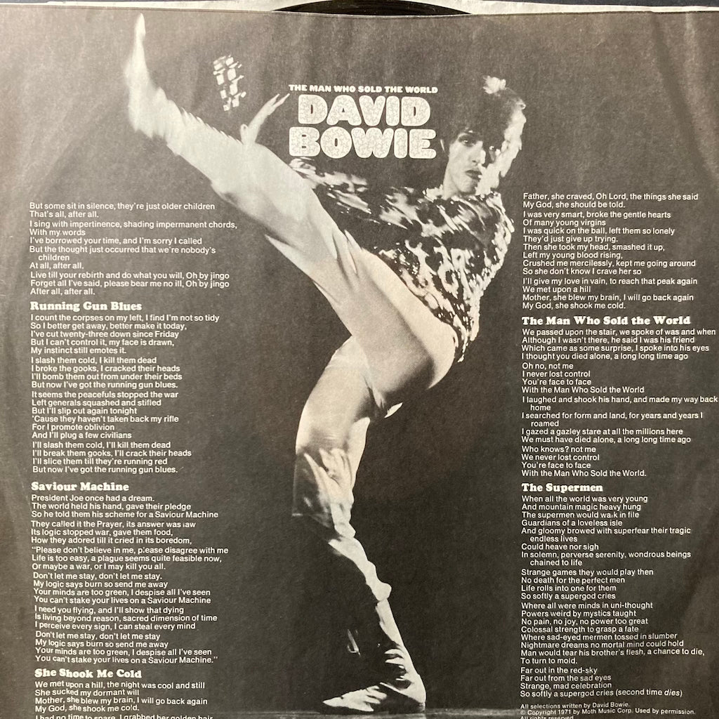David Bowie - The Man Who Sold The World [PROMO COPY]