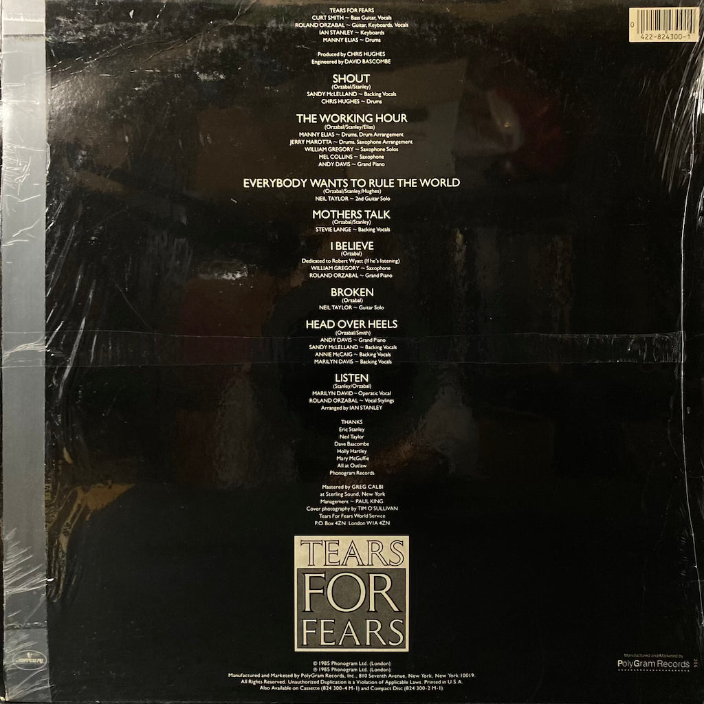 Tears for Fears - Songs From The Big Chair