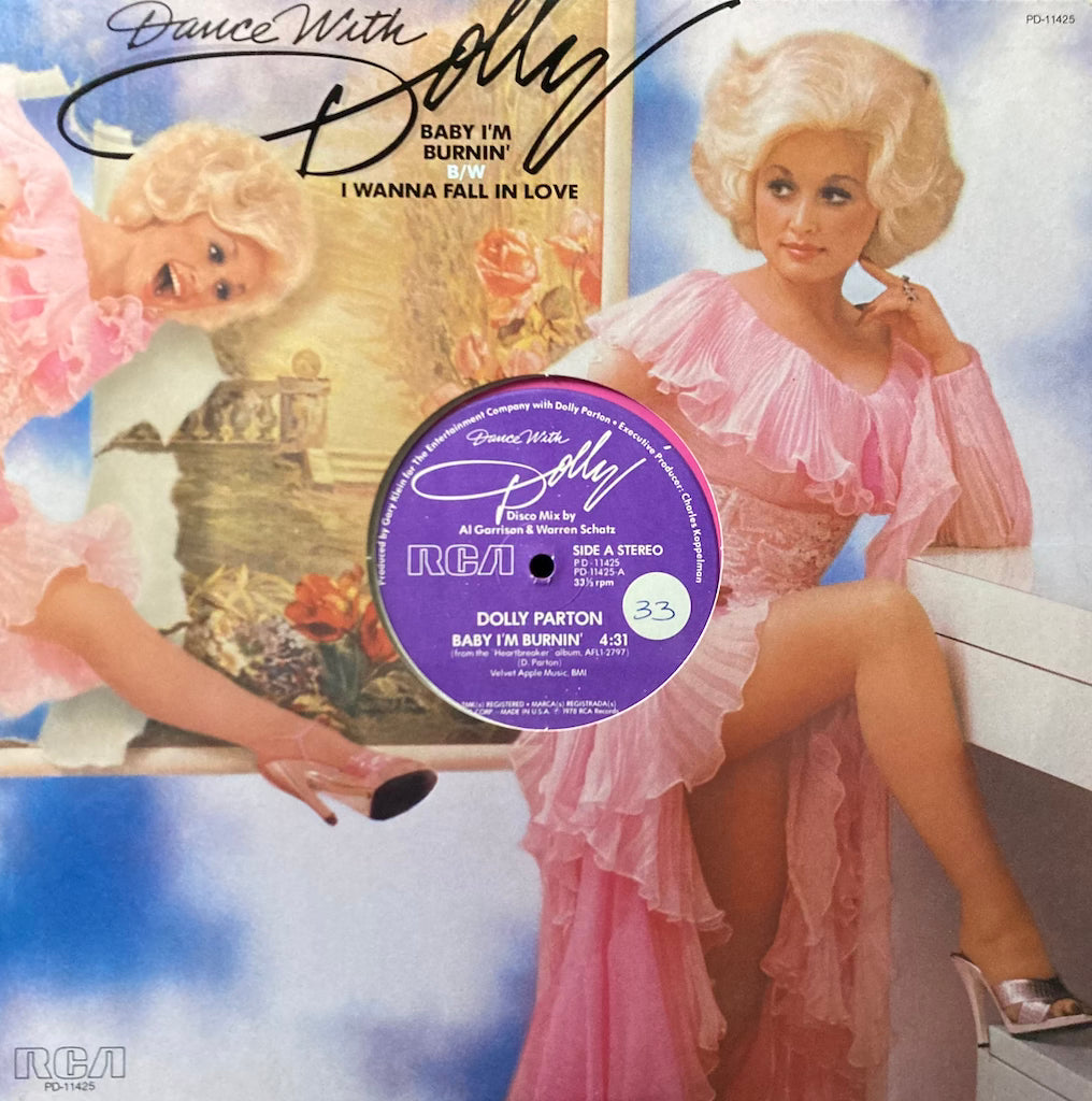 Dolly Parton - Baby I'm Burning/I Wanna Fall In Love [12" - Pink Color Vinyl]