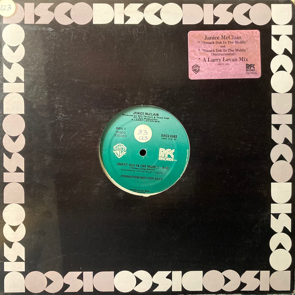 Janice McClain - Smack Dab In The Middle/Instrumental [12"]