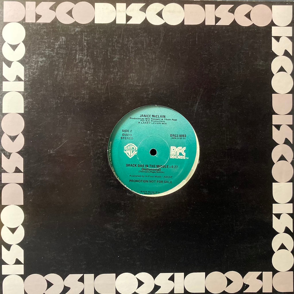 Janice McClain - Smack Dab In The Middle/Instrumental [12"]
