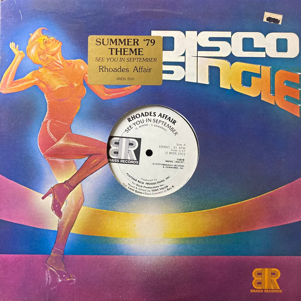 Rhoades Affair - See You In September/See You In September [12"]