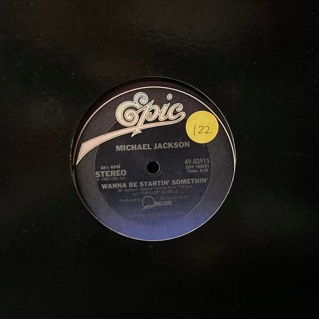 Michael Jackson - Wanna Be Startin' Somethin'/Instrumental [12"]