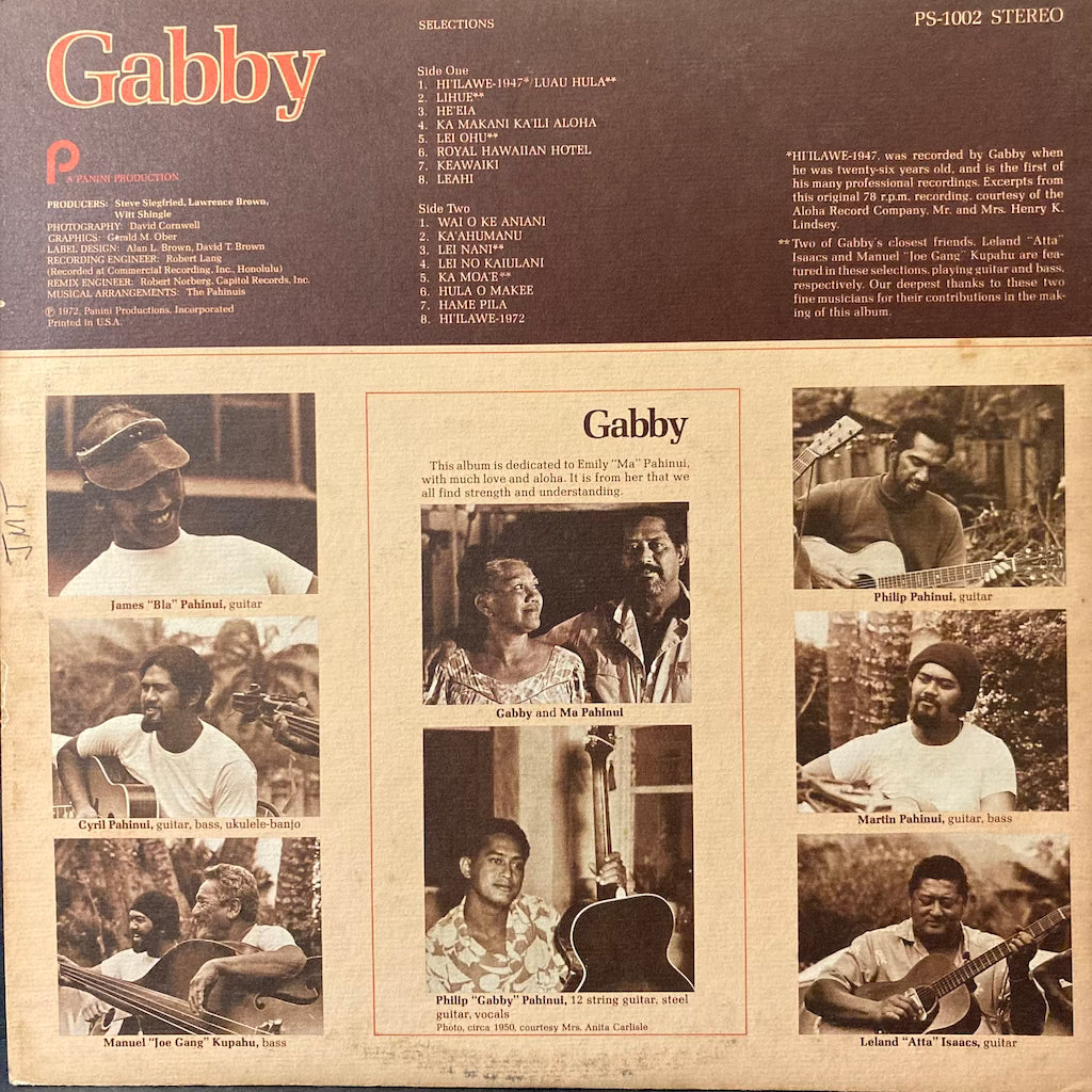 Gabby Pahinui - Gabby