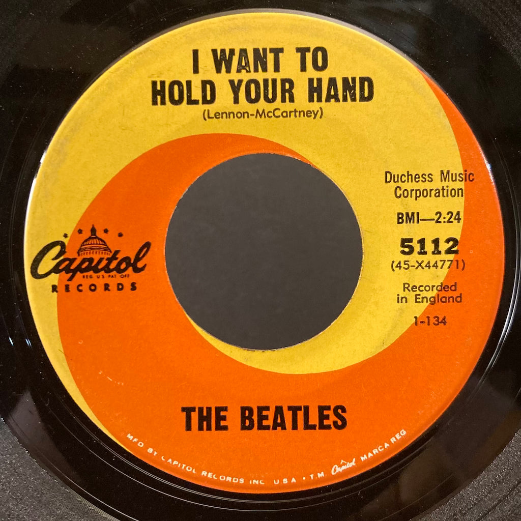 The Beatles - I Want To Hold Your Hand/I Saw Her Standing Here [7"]