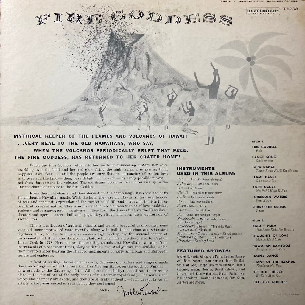 Webley Edwards With Al Kealoha Perry - Hawaii Calls: Fire Goddess