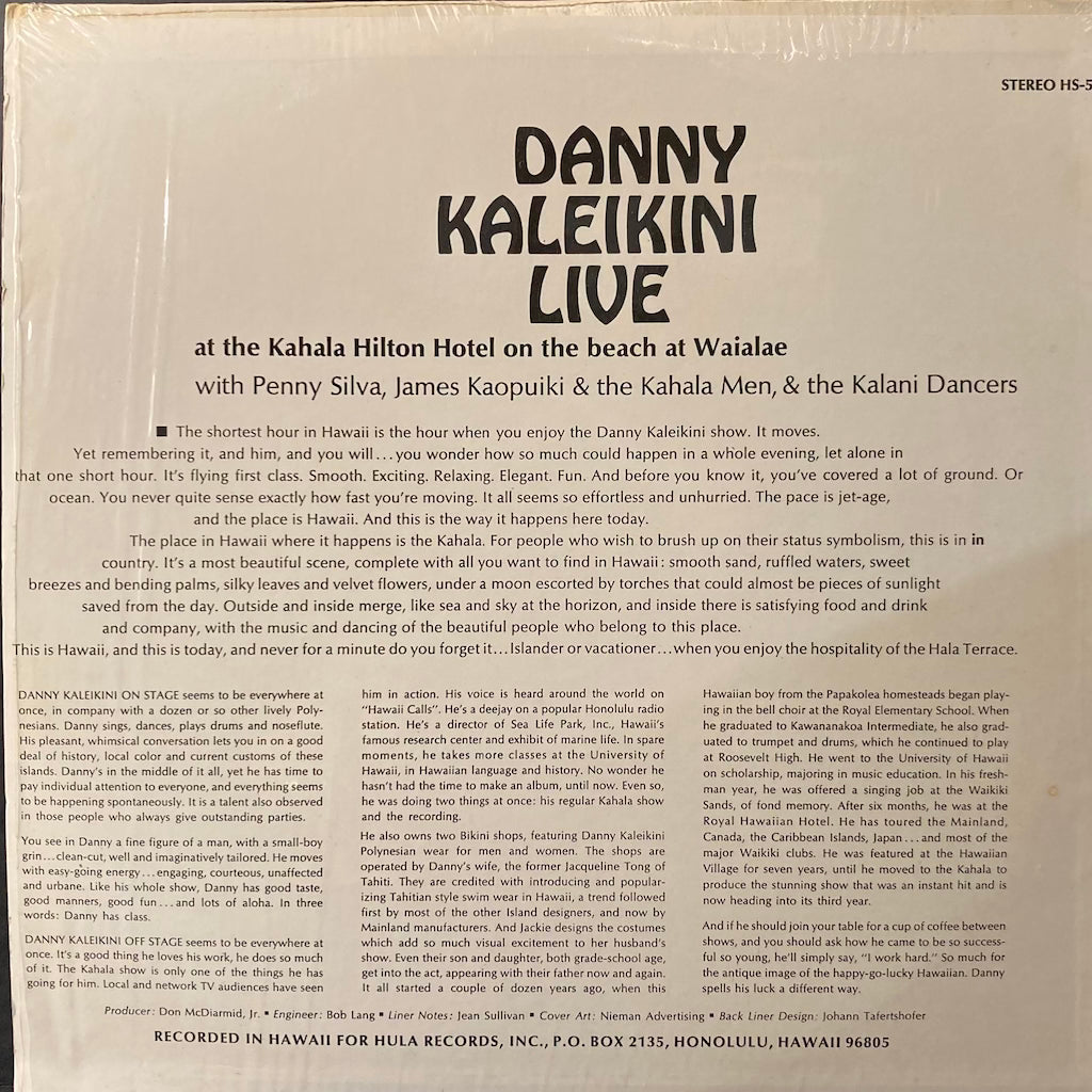 Danny Kaleiikini - Danny Kaleiikini Live!