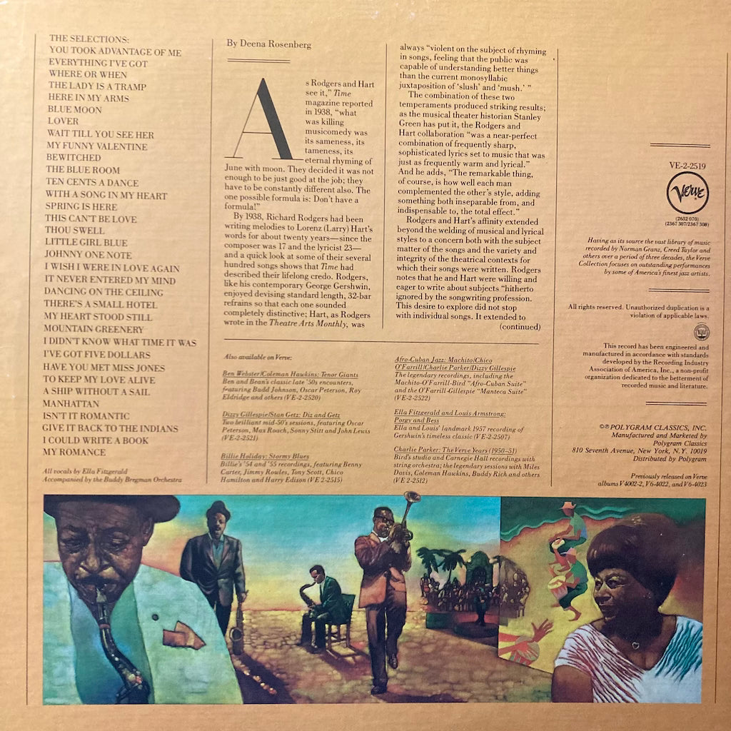 Ella Fitzgerald - The Rodgers and Hart Songbook