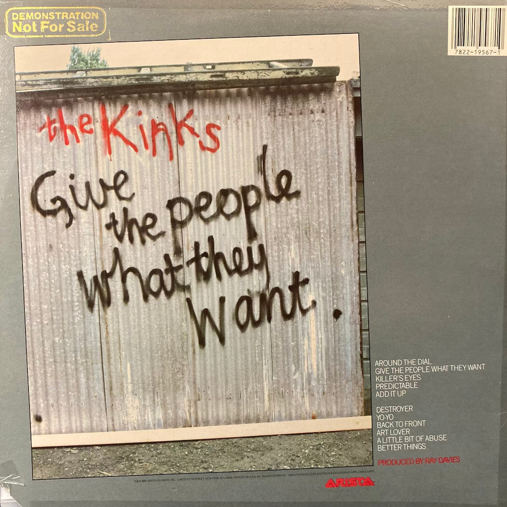 The Kinks - Give The People What They Want