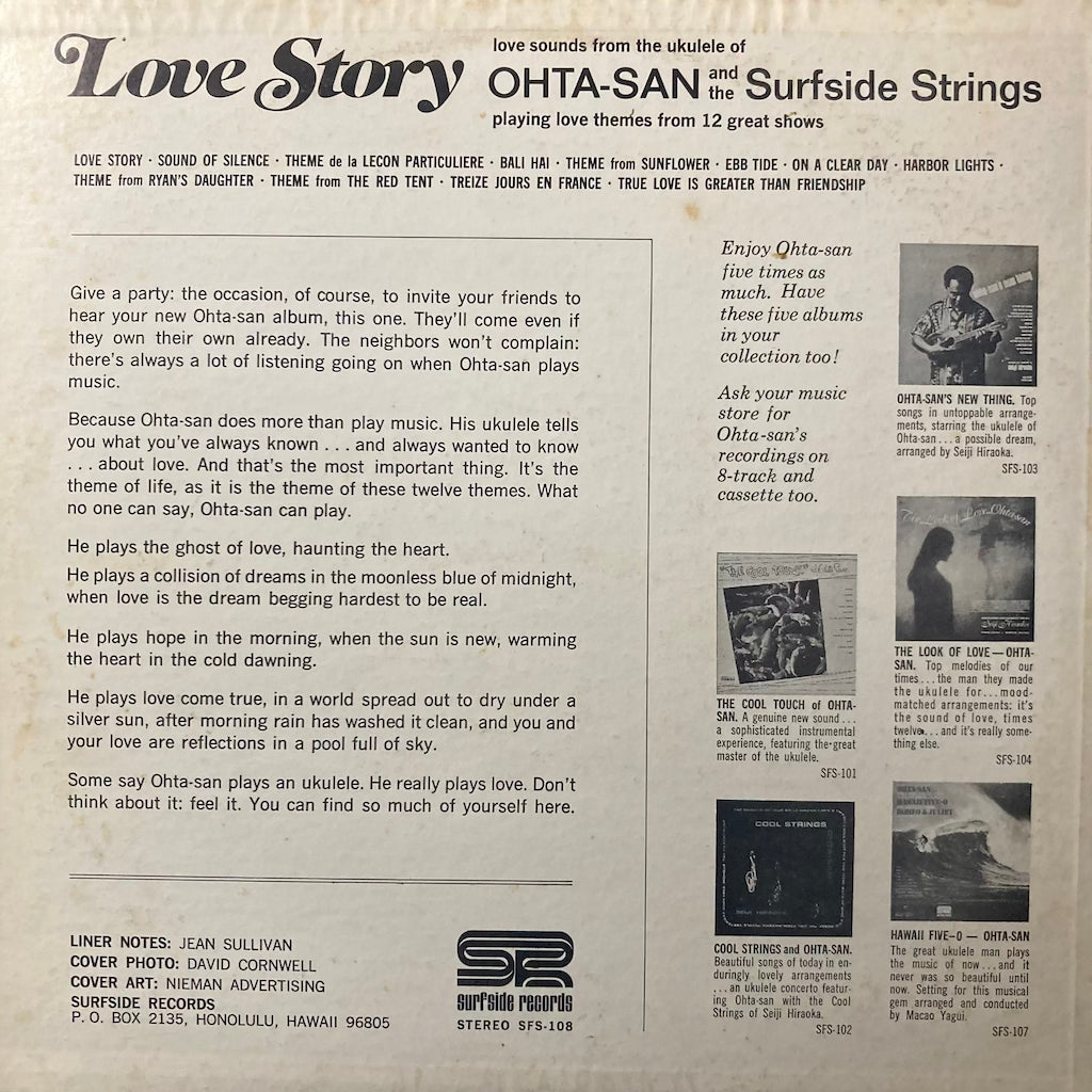 Ohta San and The Surfside Strings - Love Story