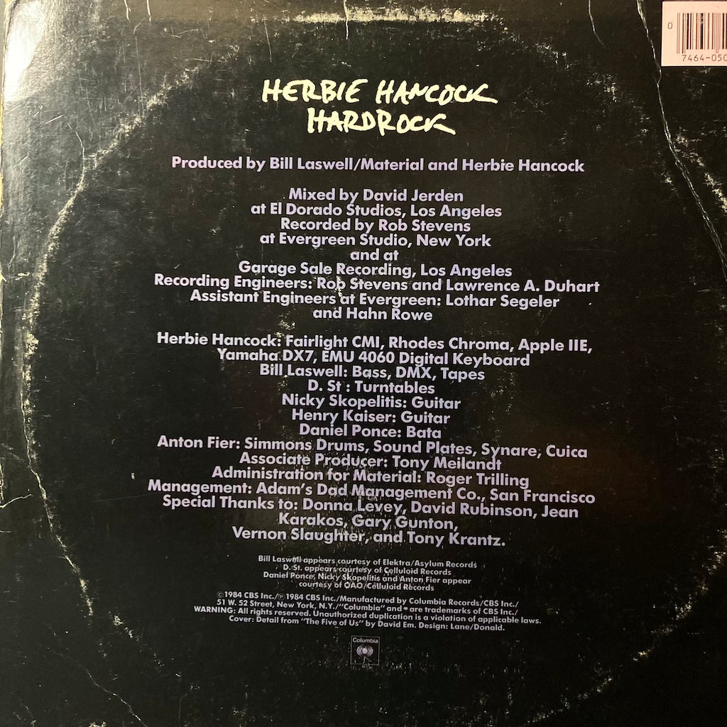 Herbie Hancock - Hardrock [12"]
