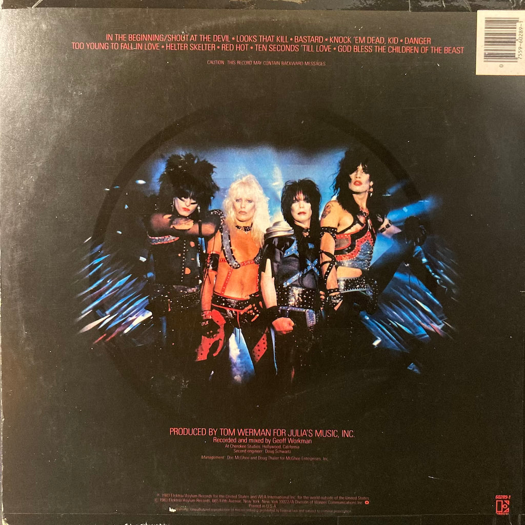 Motley Crue - Shout At The Devil