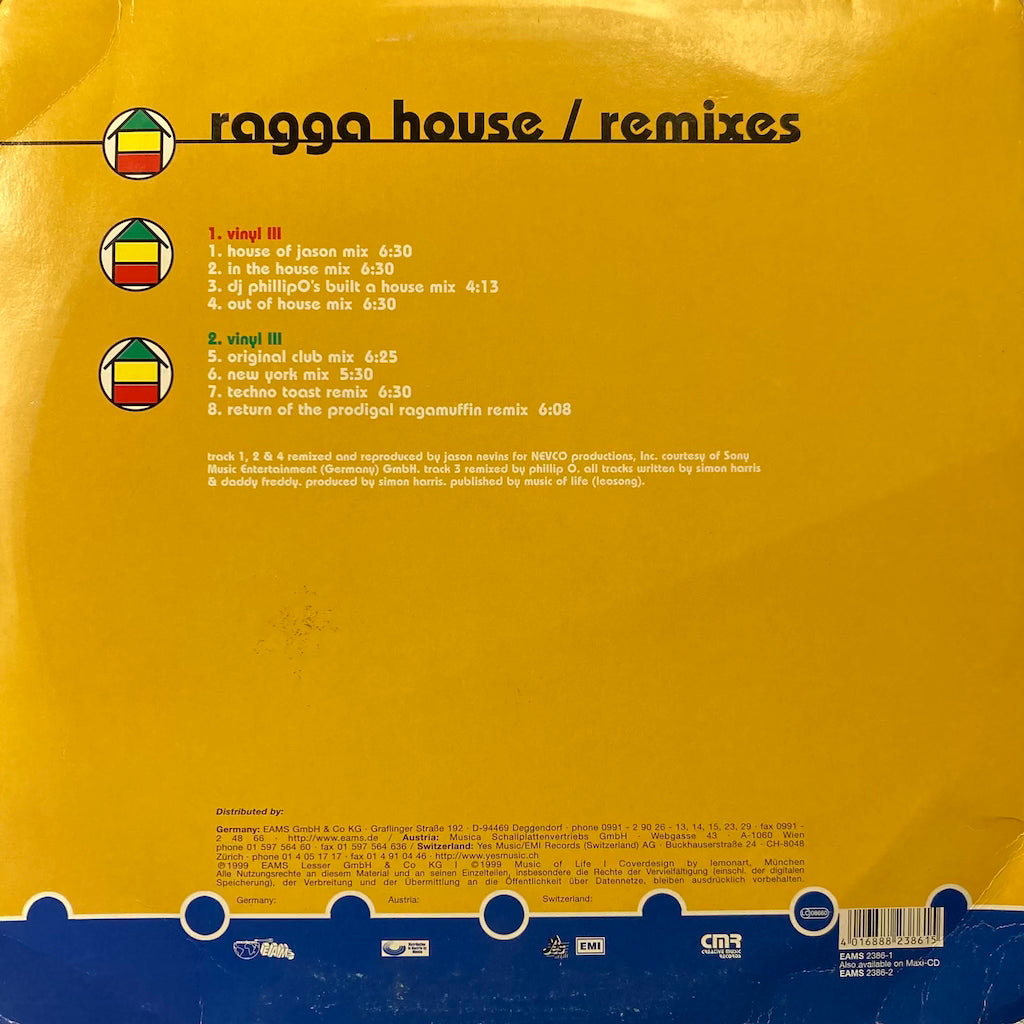 Simon Harris/Daddy Freddy - Ragga House/Remixes