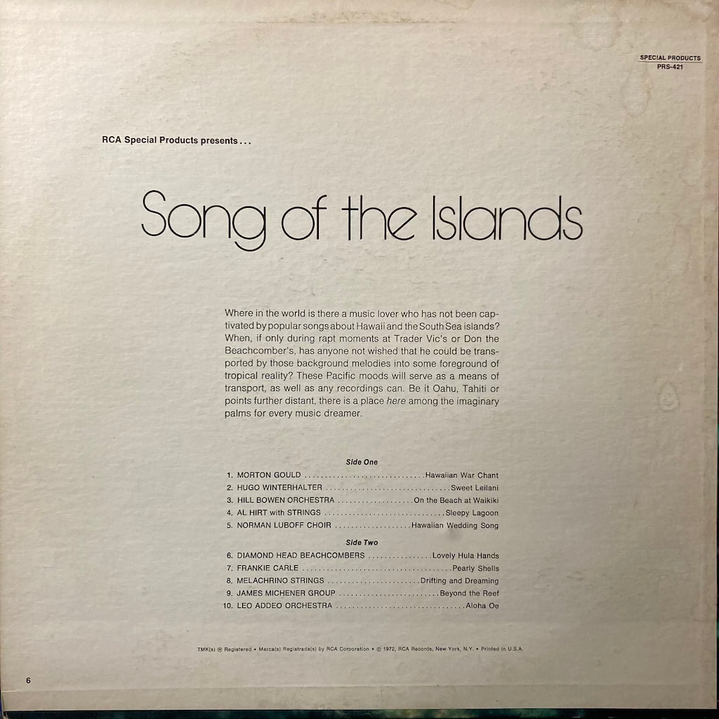 V/A - Song Of The Islands