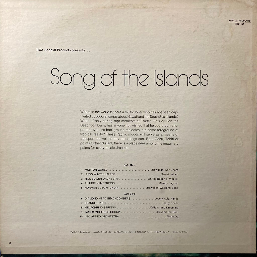 V/A - Song Of The Islands