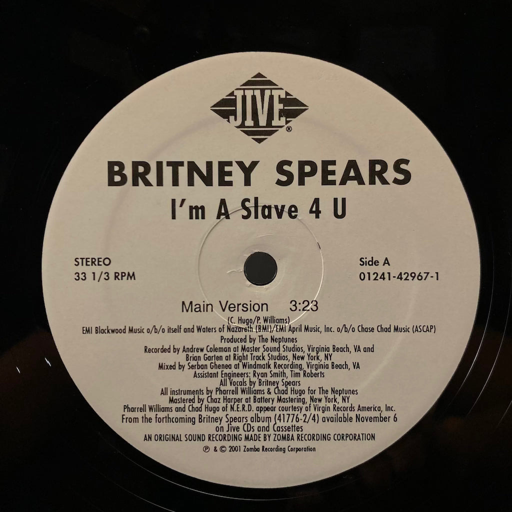Britney Spears - I'm A Slave For You 12"