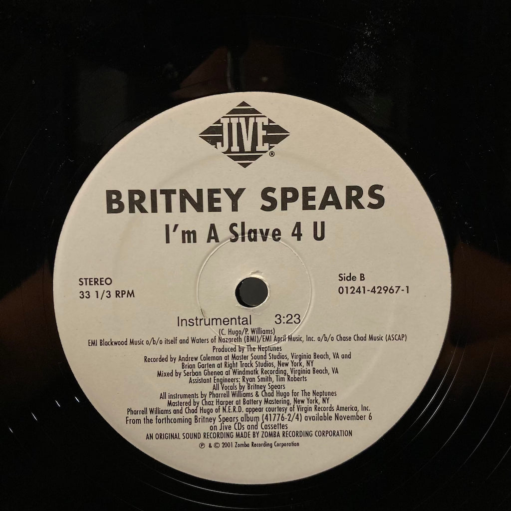 Britney Spears - I'm A Slave For You 12"
