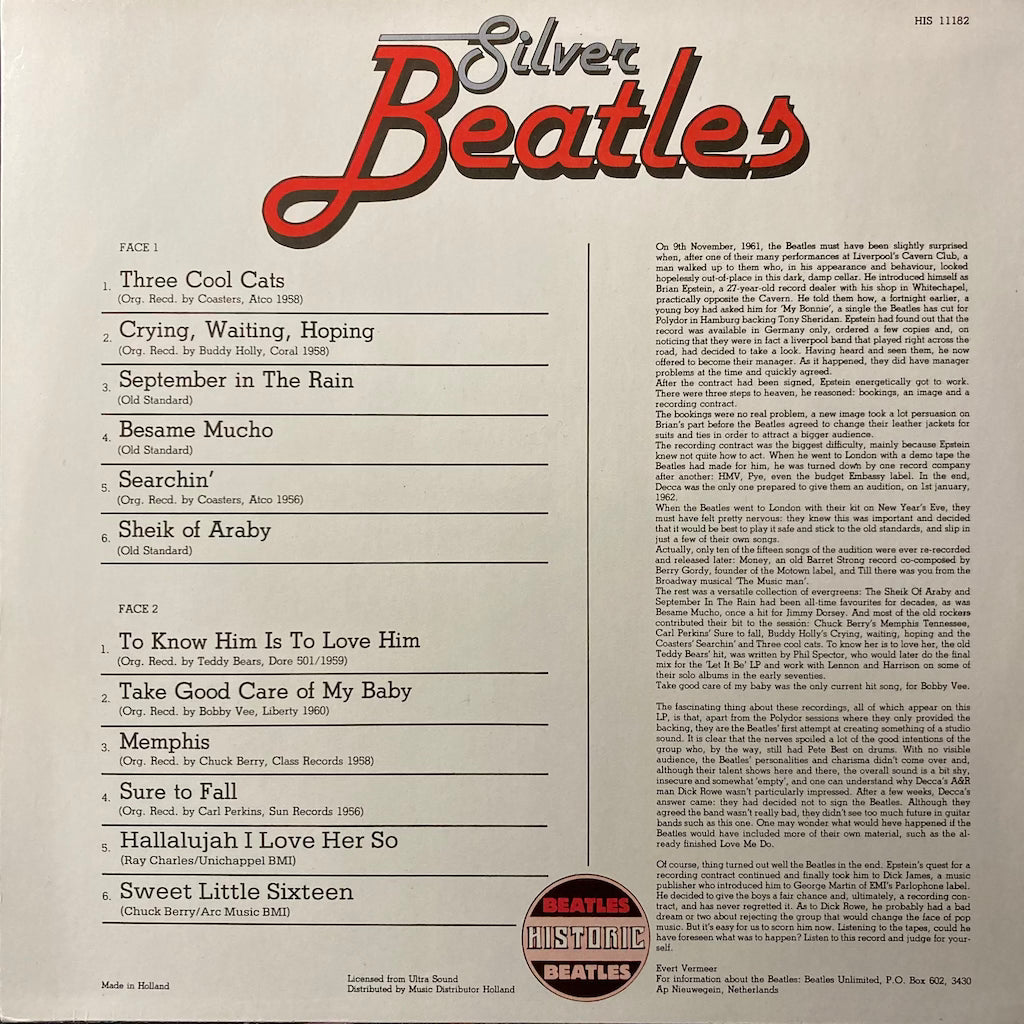 The Beatles - Silver Beatles