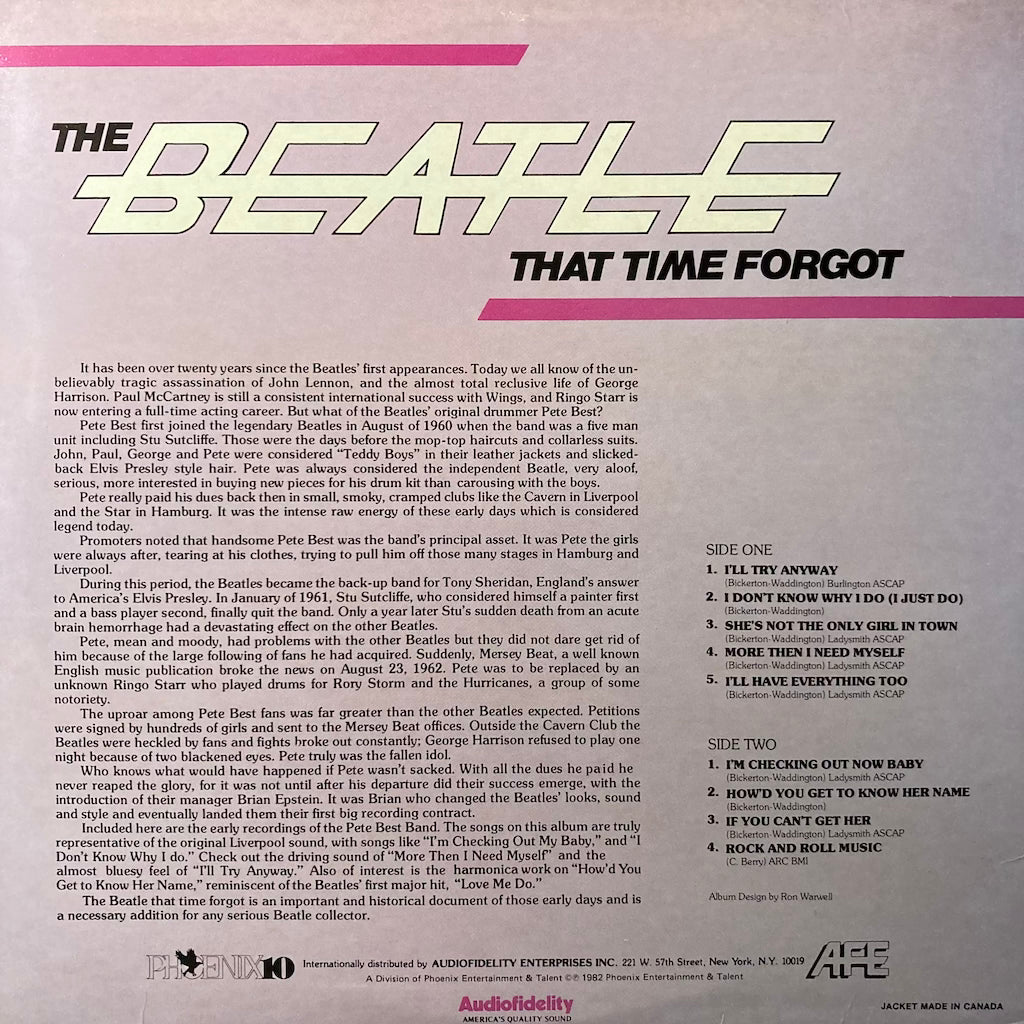 Pete Best Band - The Beatle That Time Forgot