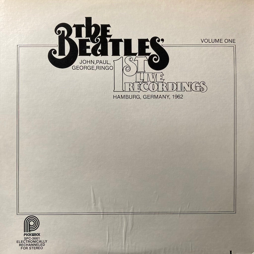 The Beatles - 1st Live Recordings Vol.1