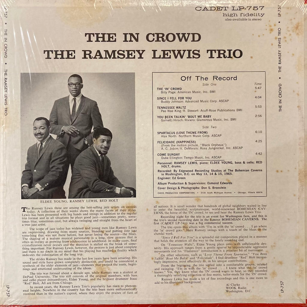 The Ramsey Lewis Trio - The In Crowd