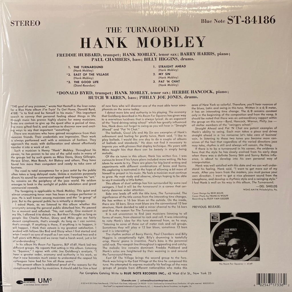 Hank Mobley - The Turnaround!