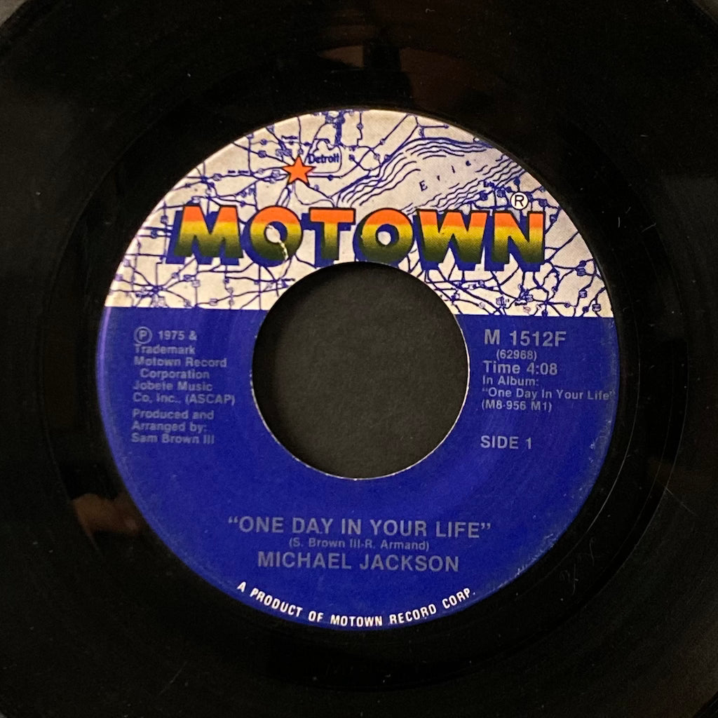 Michael Jackson - One Day In Your Life/Take Me Back 7"