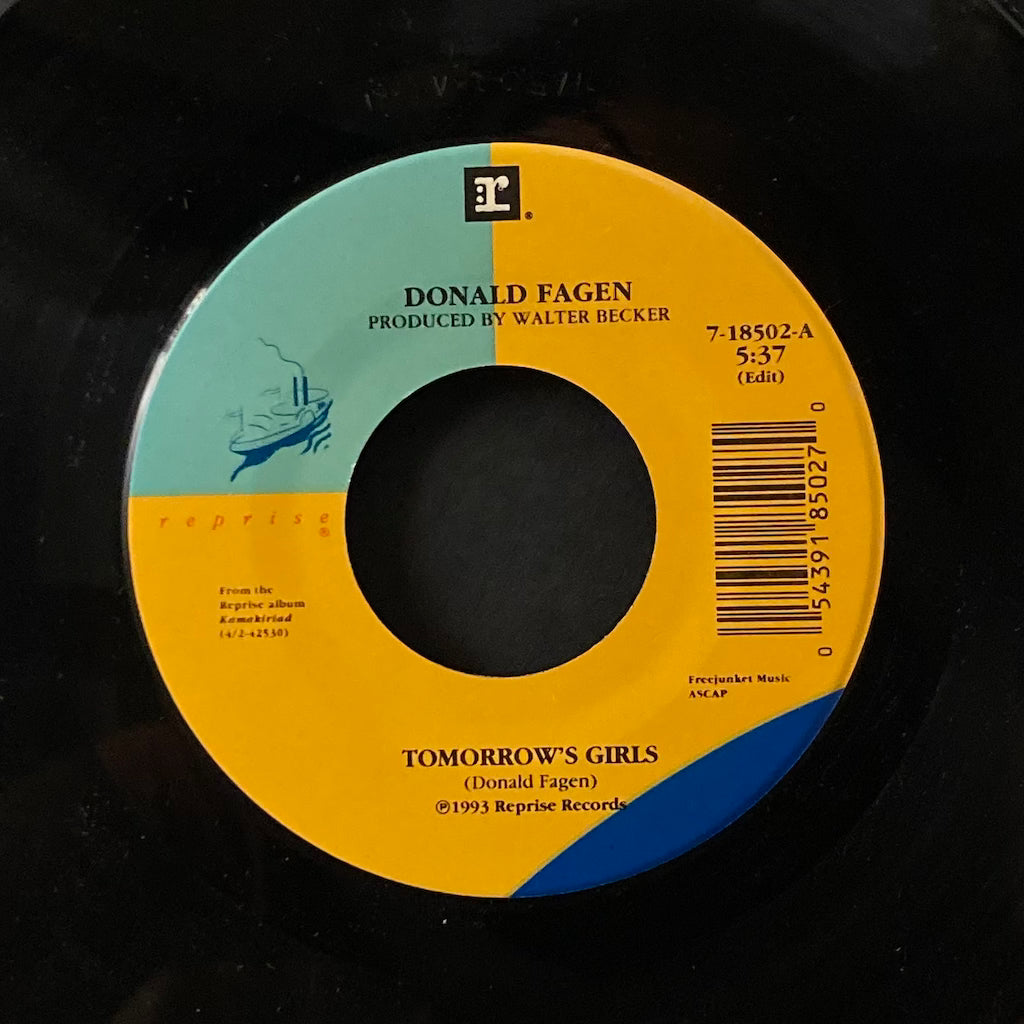 Donald Fagen - Tomorrow's Girls/Confide In Me 7"