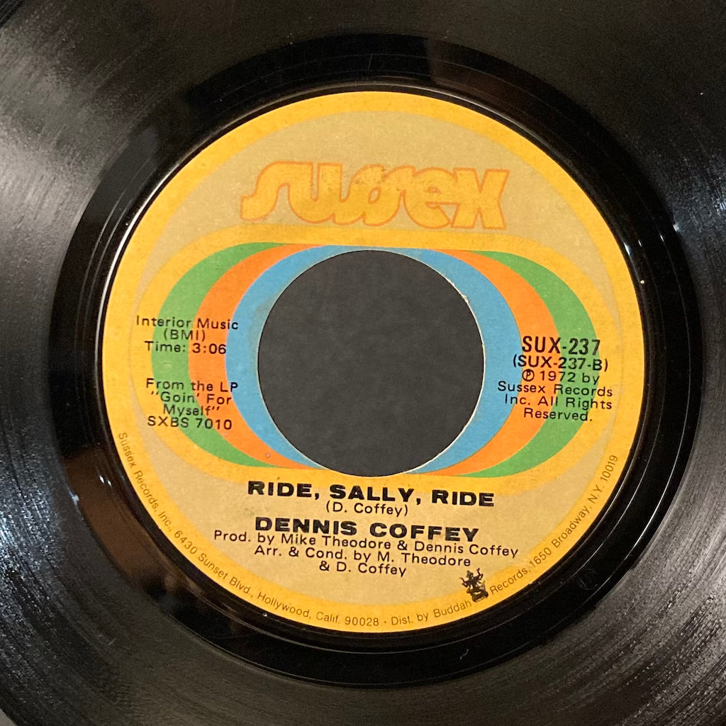 Dennis Coffey And The Detroit Band - Getting It On/Ride, Sally, Ride 7"