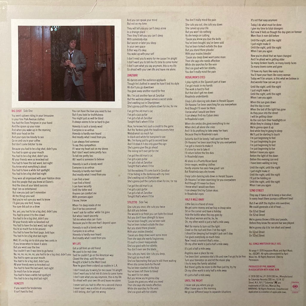 Billy Joel - 52nd Street