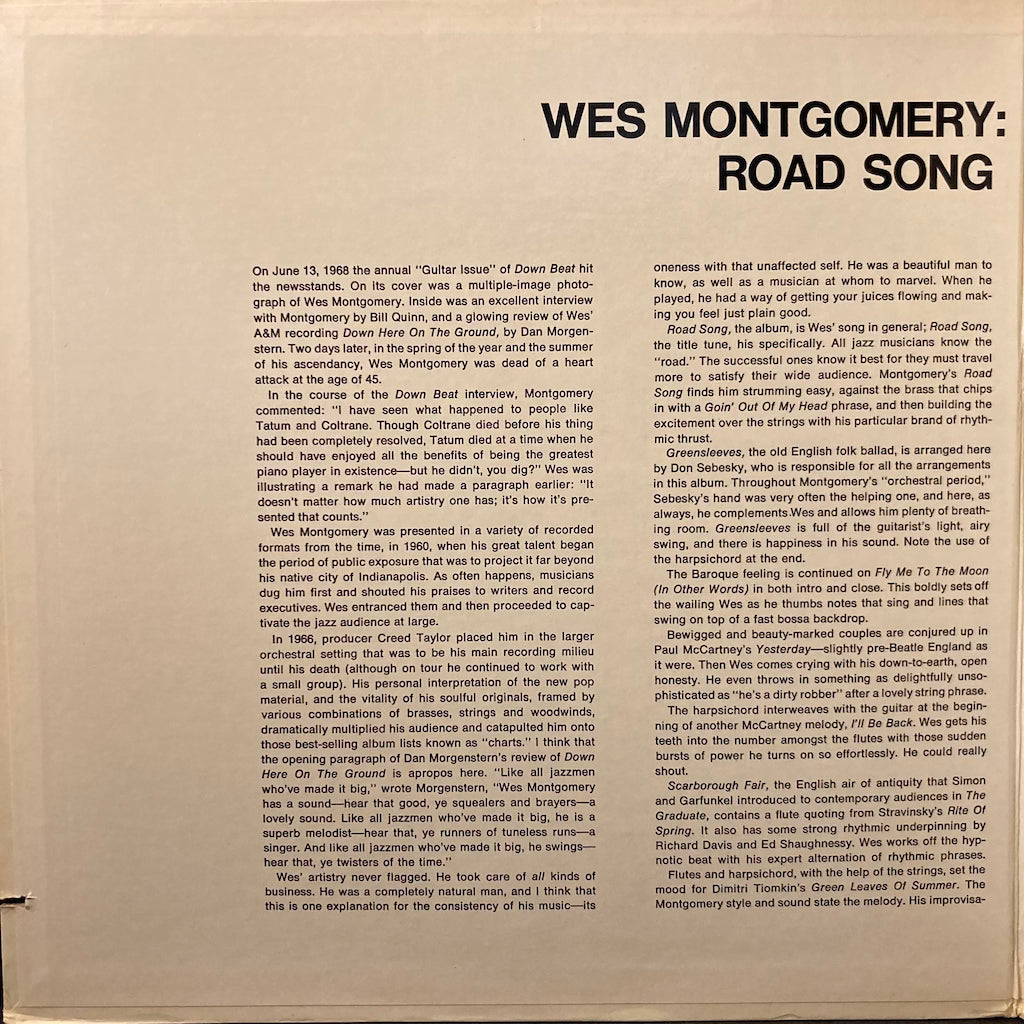 Wes Montgomery - Road Song