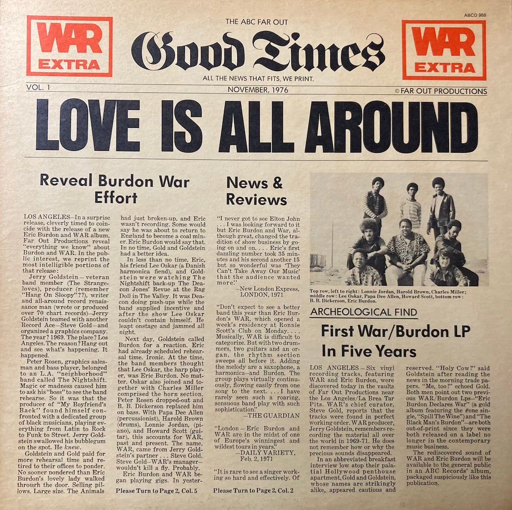 WAR - Love Is All Around