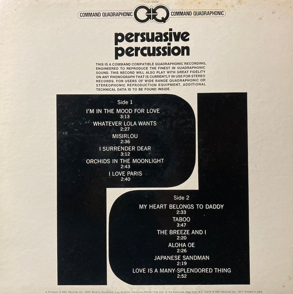 Terry Snyder And The All Stars - Persuasive Percusion