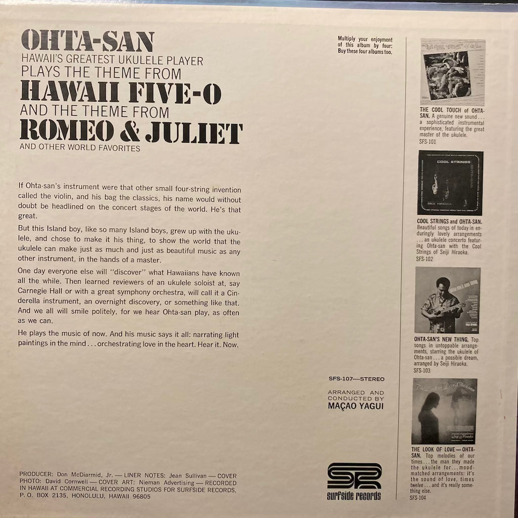 Ohta San - Hawaii Five-O and The Theme from Romeo & Juliet