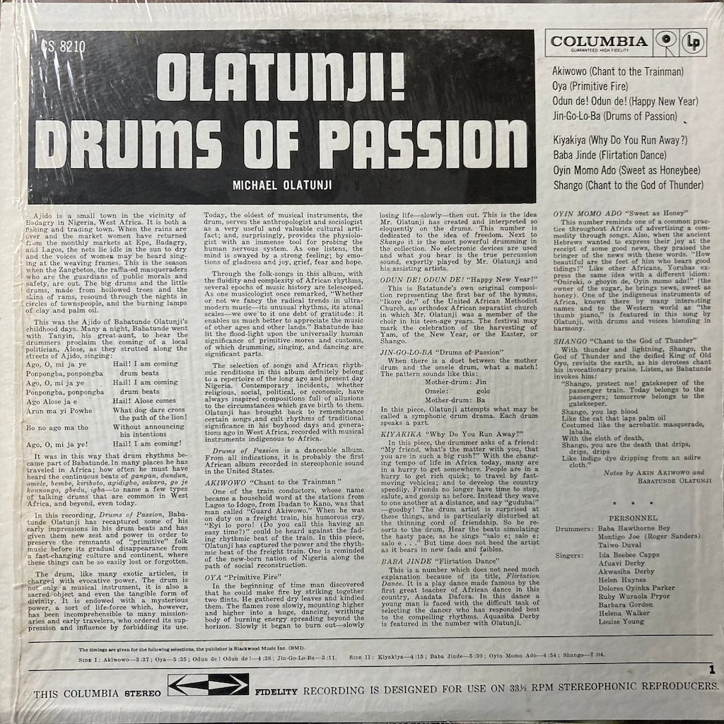 Olatunji - Drums Of Passion