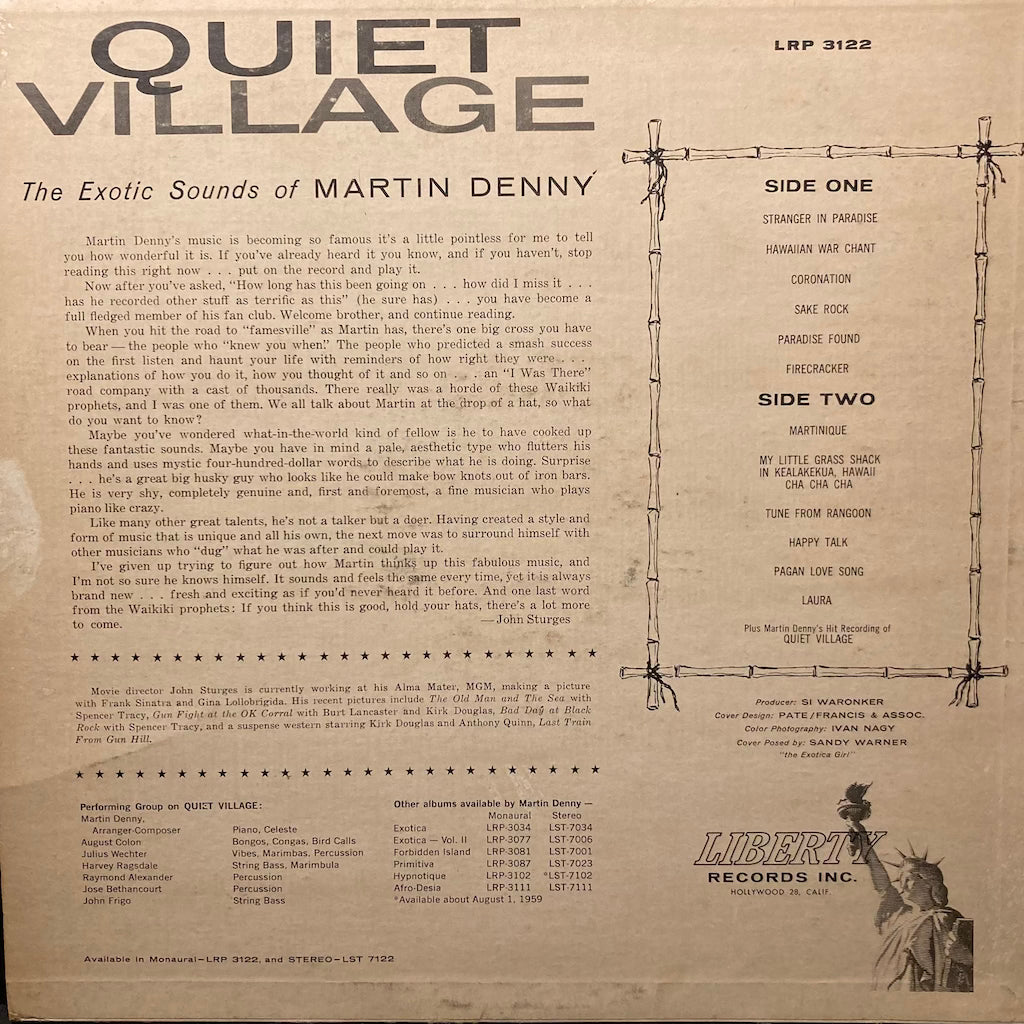 Martin Denny - Quiet Village