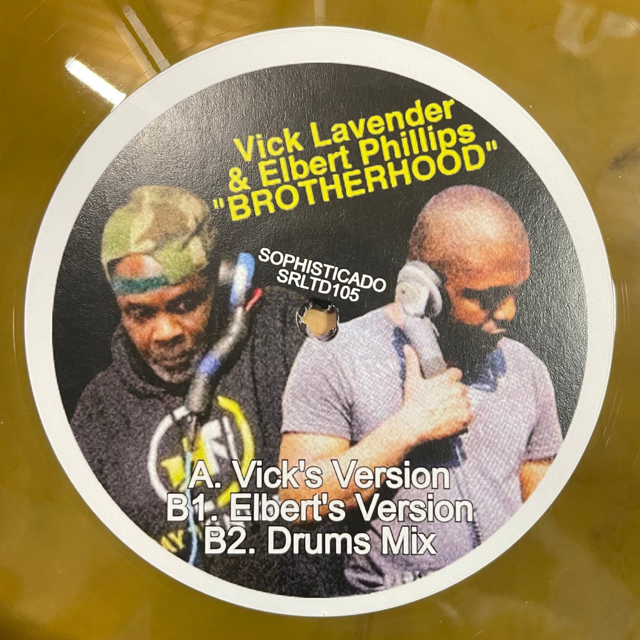 Vick Lavender & Elbert Phillips - BROTHERHOOD [Brown Swirl Vinyl, 12"]