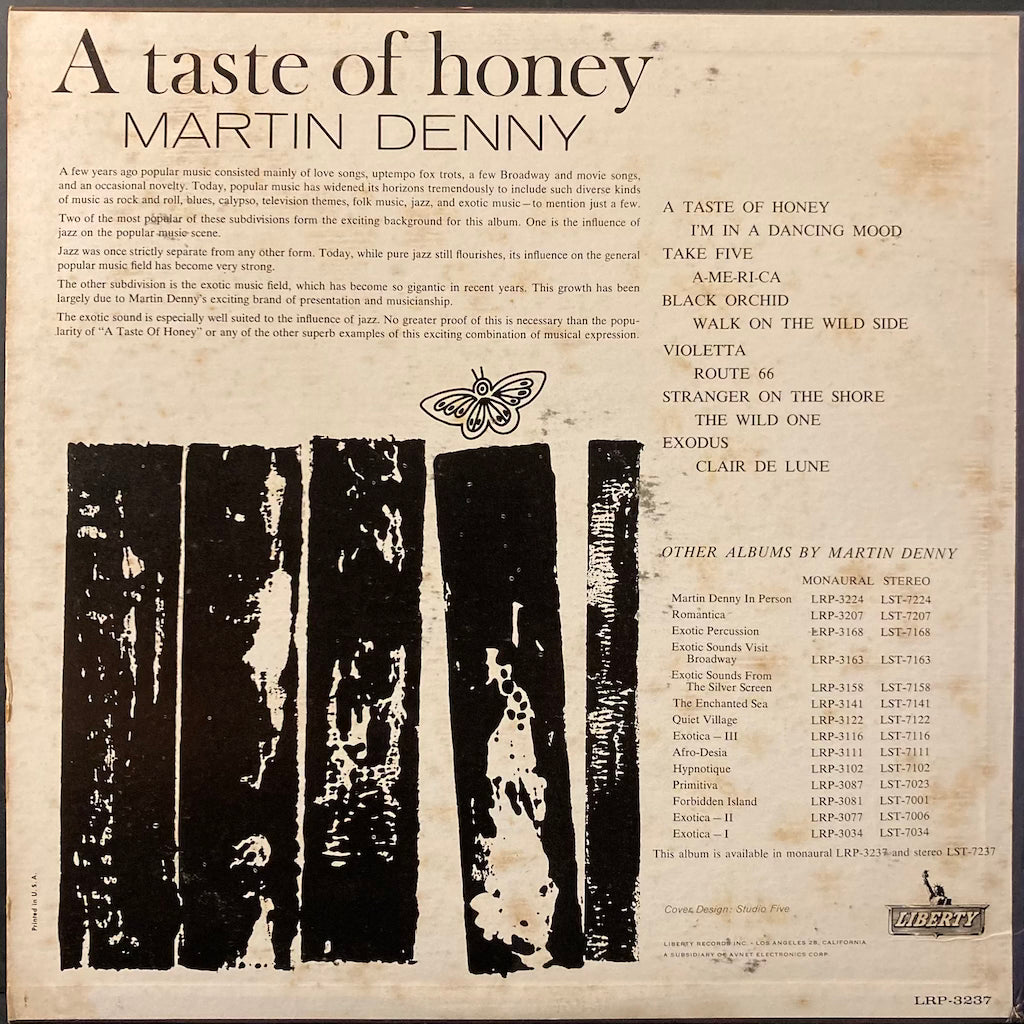 Martin Denny - A Taste Of Honey