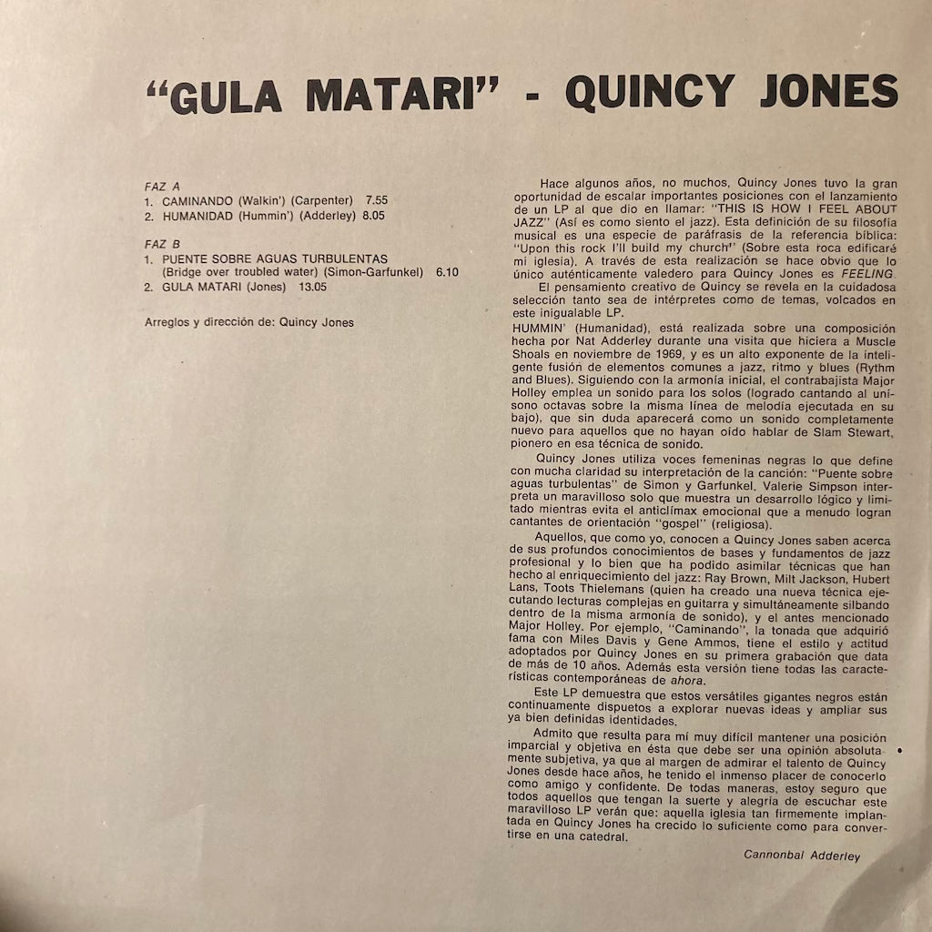 Quincy Jones - Gula Matari