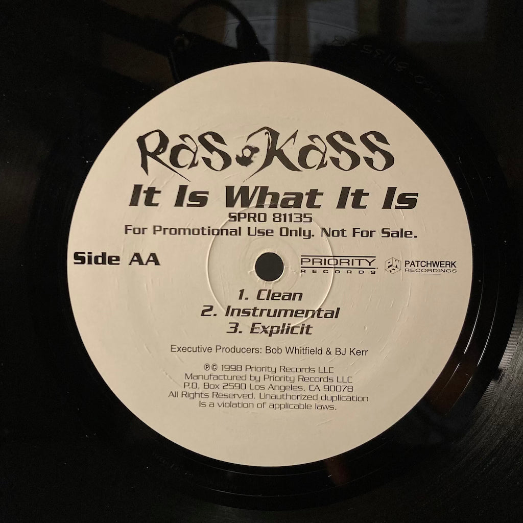 Ras Kass - Rasassination/It Is What It Is 12"