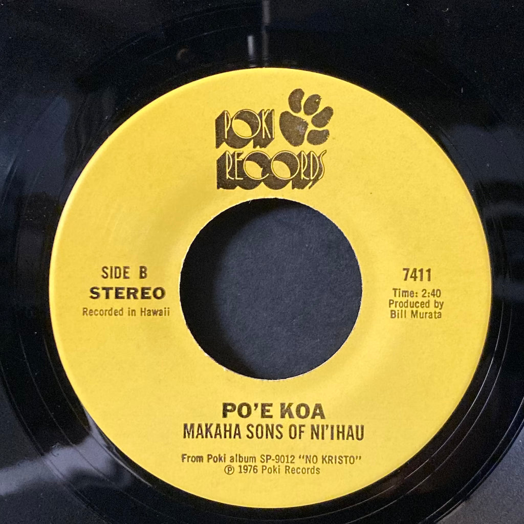 Makaha Sons of Ni'Ihau - Morning Dew/Po'e Koa 7"